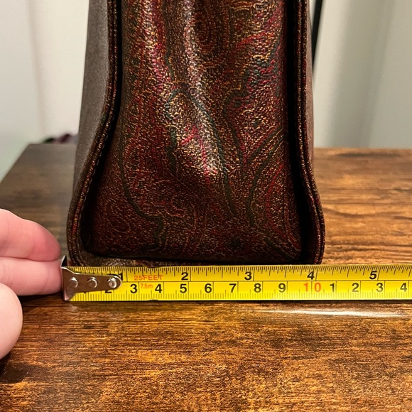 Etro vintage paisley handle bag